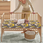 Pilot Pug Pattern Print Baby Crib Sheet