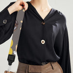 Pilot Pug Pattern Print Bag Strap