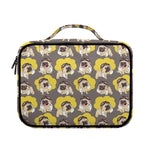 Pilot Pug Pattern Print Briefcase Bible Bag