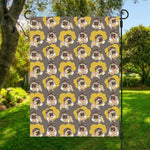 Pilot Pug Pattern Print Garden Flag