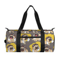 Pilot Pug Pattern Print Gym Bag