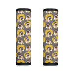 Pilot Pug Pattern Print Handle Covers
