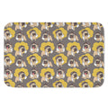 Pilot Pug Pattern Print Indoor Door Mat