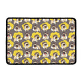 Pilot Pug Pattern Print Kitchen Mat