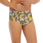 Pilot Pug Pattern Print Men's Briefs