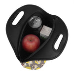 Pilot Pug Pattern Print Neoprene Lunch Bag