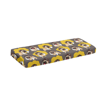 Pilot Pug Pattern Print Piano Keyboard Cover