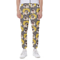 Pilot Pug Pattern Print Joggers