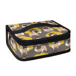 Pilot Pug Pattern Print Small Lunch Bag