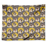 Pilot Pug Pattern Print Tapestry