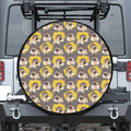 Pilot Pug Pattern Print Tire Cover
