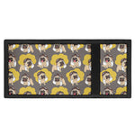 Pilot Pug Pattern Print Trifold Wallet