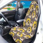 Pilot Pug Pattern Print Waterproof Car Seat Cover