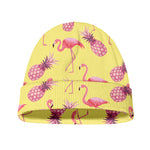 Pineapple And Flamingo Pattern Print Beanie