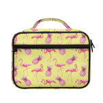 Pineapple And Flamingo Pattern Print Briefcase Bible Bag