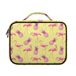Pineapple And Flamingo Pattern Print Briefcase Bible Bag