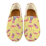 Pineapple And Flamingo Pattern Print Casual Shoes
