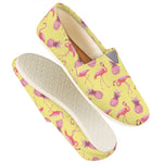 Pineapple And Flamingo Pattern Print Casual Shoes