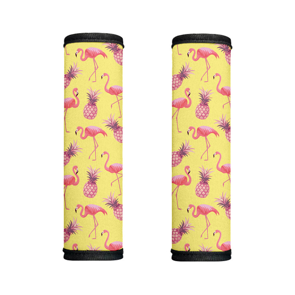 Pineapple And Flamingo Pattern Print Handle Covers