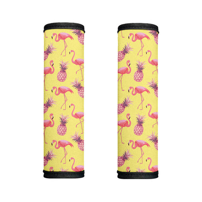 Pineapple And Flamingo Pattern Print Handle Covers