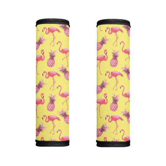 Pineapple And Flamingo Pattern Print Handle Covers