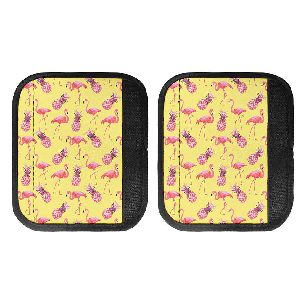 Pineapple And Flamingo Pattern Print Handle Covers