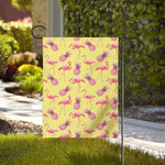 Pineapple And Flamingo Pattern Print House Flag