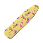 Pineapple And Flamingo Pattern Print Ironing Board Cover