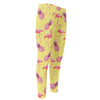 Pineapple And Flamingo Pattern Print Men's Compression Pants