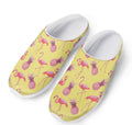 Pineapple And Flamingo Pattern Print Mesh Casual Shoes