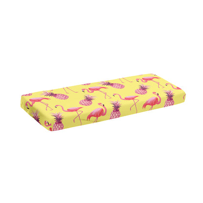 Pineapple And Flamingo Pattern Print Piano Keyboard Cover
