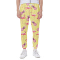 Pineapple And Flamingo Pattern Print Joggers