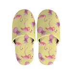 Pineapple And Flamingo Pattern Print Slippers