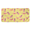 Pineapple And Flamingo Pattern Print Towel