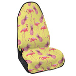 Pineapple And Flamingo Pattern Print Waterproof Car Seat Cover