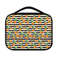 Pineapple And Hibiscus Striped Print Classic Bible Case