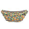 Pineapple And Hibiscus Striped Print Fanny Pack