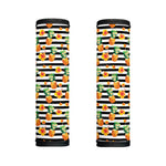 Pineapple And Hibiscus Striped Print Handle Covers