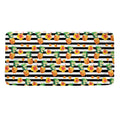Pineapple And Hibiscus Striped Print Towel