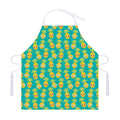 Pineapple Emoji Pattern Print Adjustable Apron