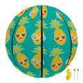 Pineapple Emoji Pattern Print Basketball
