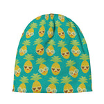 Pineapple Emoji Pattern Print Beanie
