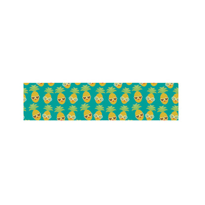 Pineapple Emoji Pattern Print Bed Runner
