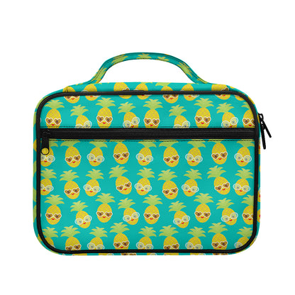 Pineapple Emoji Pattern Print Briefcase Bible Bag