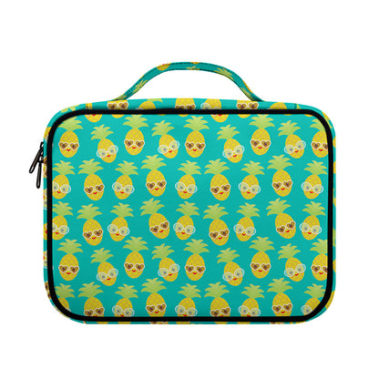 Pineapple Emoji Pattern Print Briefcase Bible Bag