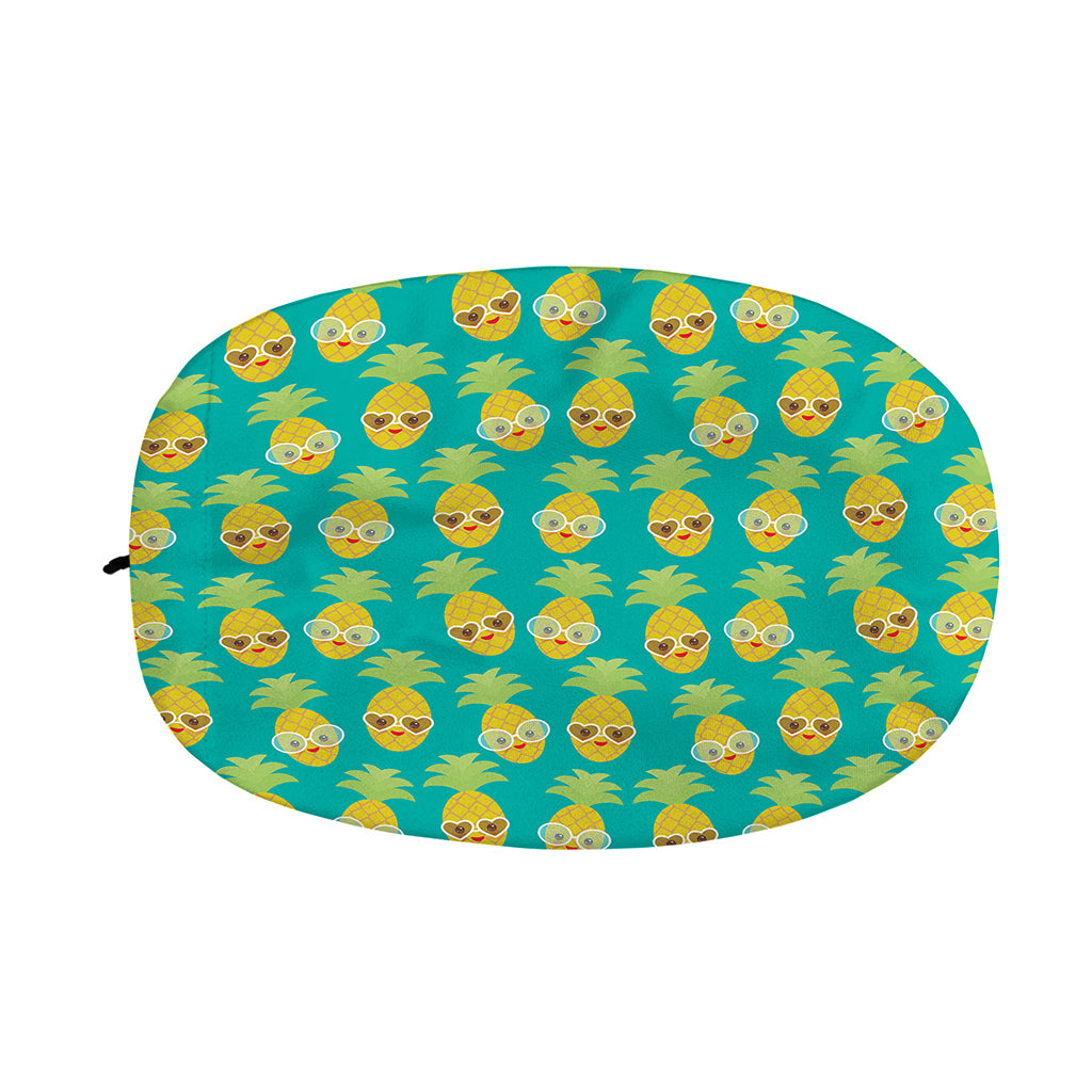 Pineapple Emoji Pattern Print Car Side Mirror Covers