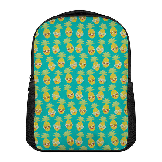 Pineapple Emoji Pattern Print Casual Backpack