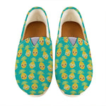 Pineapple Emoji Pattern Print Casual Shoes