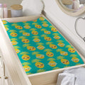 Pineapple Emoji Pattern Print Changing Pad Cover