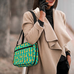 Pineapple Emoji Pattern Print Double Strap Bible Bag